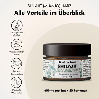 Shilajit Hars - Originele Himalaya Mumijo - Laboratorium getest en 100% vrij van zware metalen