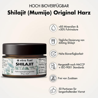 Shilajit Hars - Originele Himalaya Mumijo - Laboratorium getest en 100% vrij van zware metalen