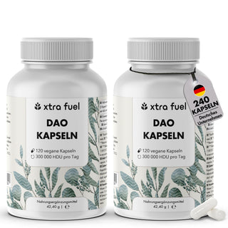 DAO-capsules - Veganistisch diamine-oxidase uit erwtenscheuten - 300.000 HDU