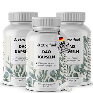 DAO-capsules - Veganistisch diamine-oxidase uit erwtenscheuten - 300.000 HDU
