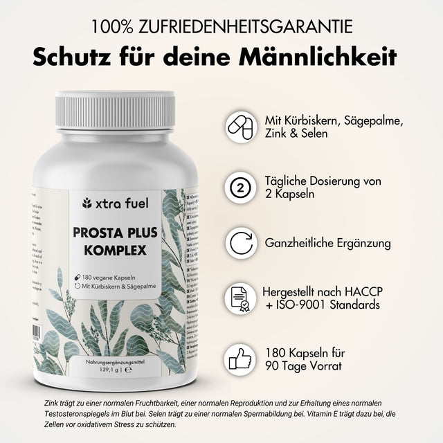 Prostaatcapsules - Prosta Plus Complex - hooggedoseerde formule