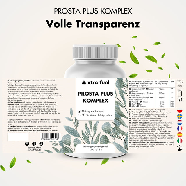 Prostaatcapsules - Prosta Plus Complex - hooggedoseerde formule