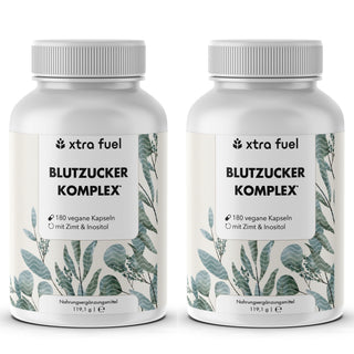 Bloedsuikercomplex* - voedingsstoffenmix met Ceylon kaneel, inositol & olijfblad