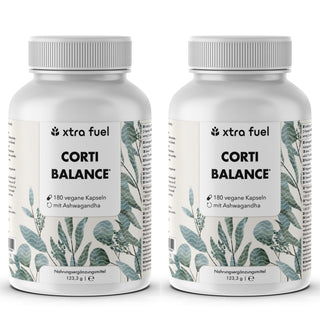 Cortisol-capsules* - Corti Balance* - voedingsstoffenmix met ashwagandha, rhodiola & vitamine B6