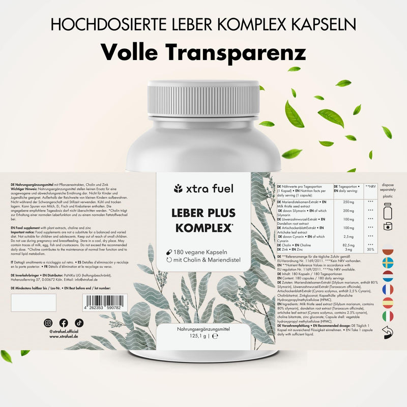 Liver Plus Complex* - Leverkuur - Effectieve formule met mariadistel, artisjok & paardenbloem