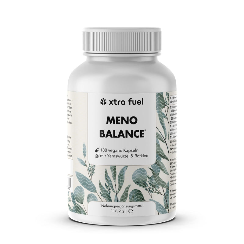 Menopauze capsules - Meno Balance - Natuurlijke formule met yamswortel, rode klaver, valeriaan & ijzer