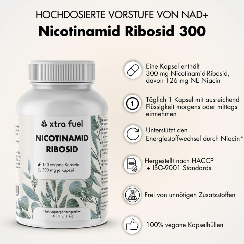 Nicotinamide riboside 300 - NAD+ precursor - niacine voor celenergie en vitaliteit*