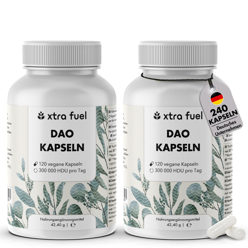 DAO-capsules - Veganistisch diamine-oxidase uit erwtenscheuten - 300.000 HDU