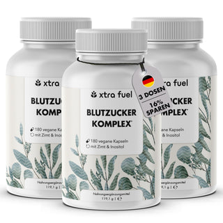 Bloedsuikercomplex* - voedingsstoffenmix met Ceylon kaneel, inositol & olijfblad