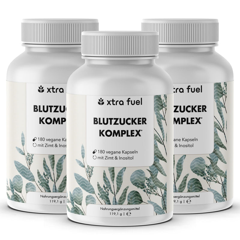 Bloedsuikercomplex* - voedingsstoffenmix met Ceylon kaneel, inositol & olijfblad
