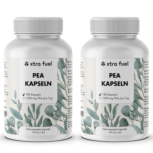 PEA Capsules - Gemicroniseerde Palmitoylethanolamide - 1200mg per dag
